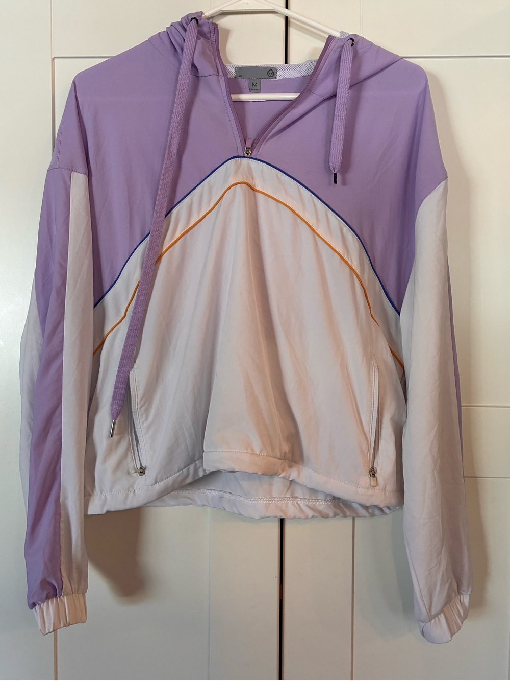 Tasc Lavender Athletic Pullover with Mesh Yoke